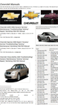 Mobile Screenshot of chevroletmanuals.info